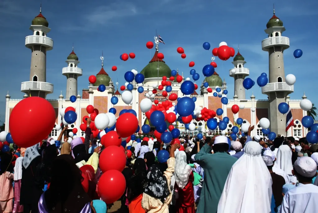 Saudi eid celebration